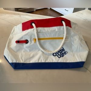 Vintage Crystal Light drink large tote bag